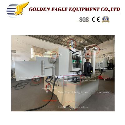 5.5kw/220V/50Hz Μηχανή διπλής ψεκασμού για την επιγραφή ονομασίας